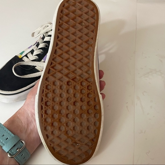 Vans Rainbow Checkerboard Old Skool Sneakers - Picture 6 of 6